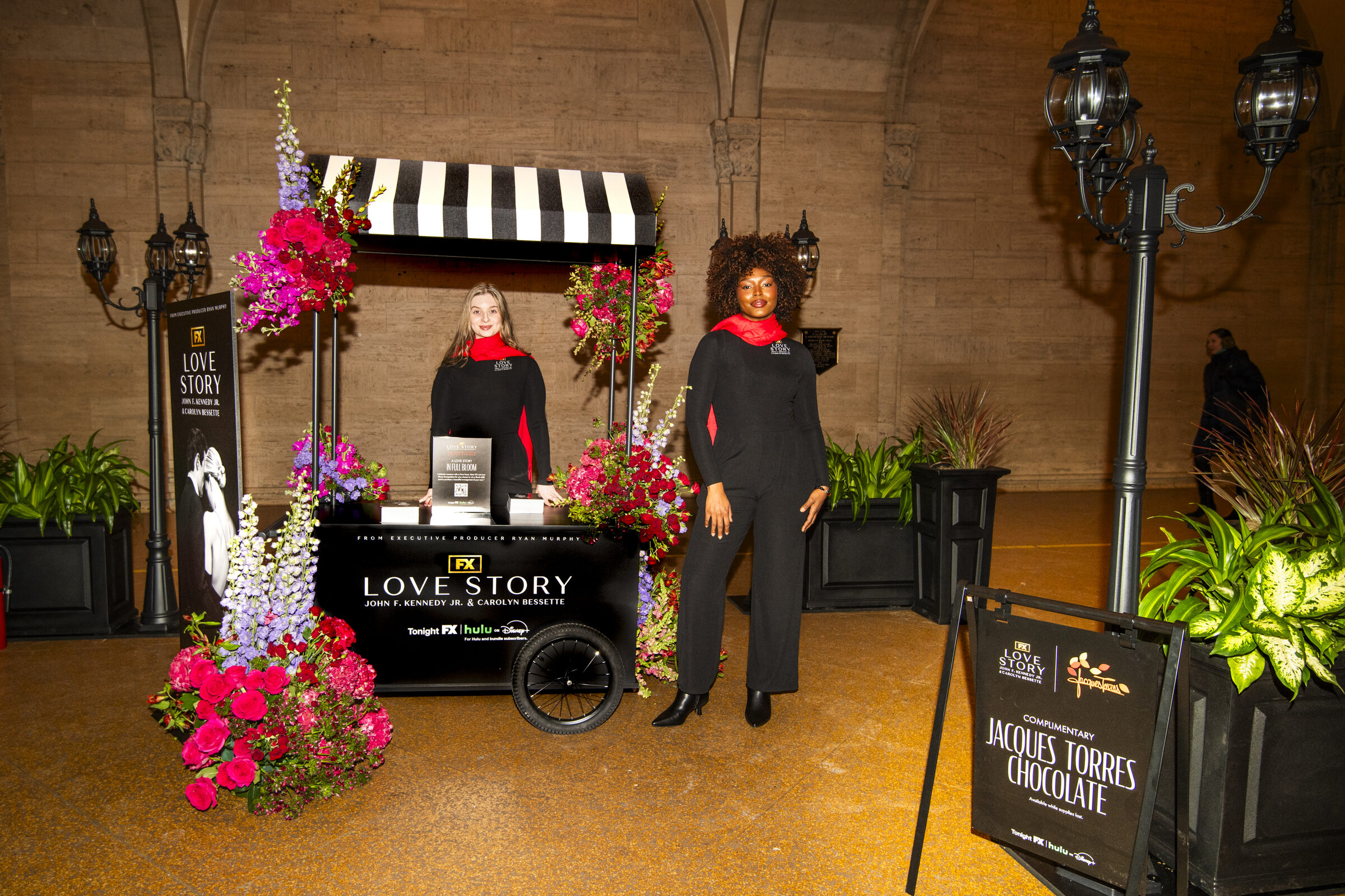 FX Love Story chocolate cart in Grand Central Terminal